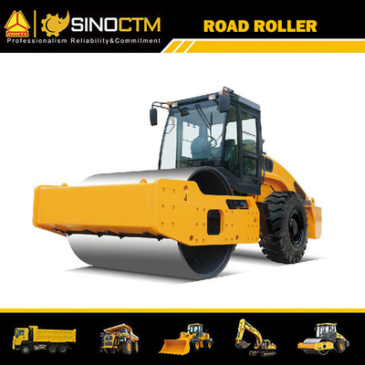 JM610H FULL HYDRAULIC SINGLE DRUM VIBRATORY ROLLER 10T From China